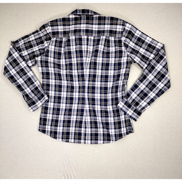 Frank & Eileen Shirt Women's Medium Multicolor Windowpane Grid Barry Button Up - Picture 4 of 12